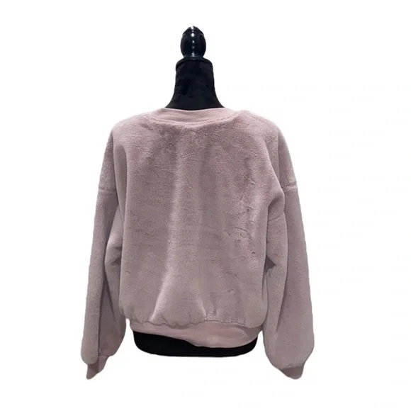Wild Fable Faux Fur Sweater Size Large Pre-Owned - Picture 3 of 8